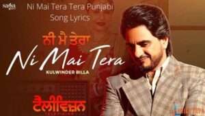 Ni Mai Tera Tera Punjabi Song Lyrics